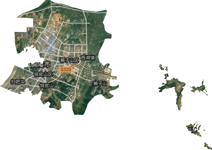 铜官区卫星图