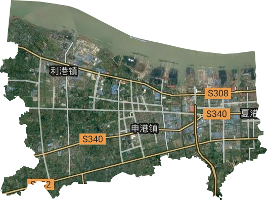 临港街道卫星图