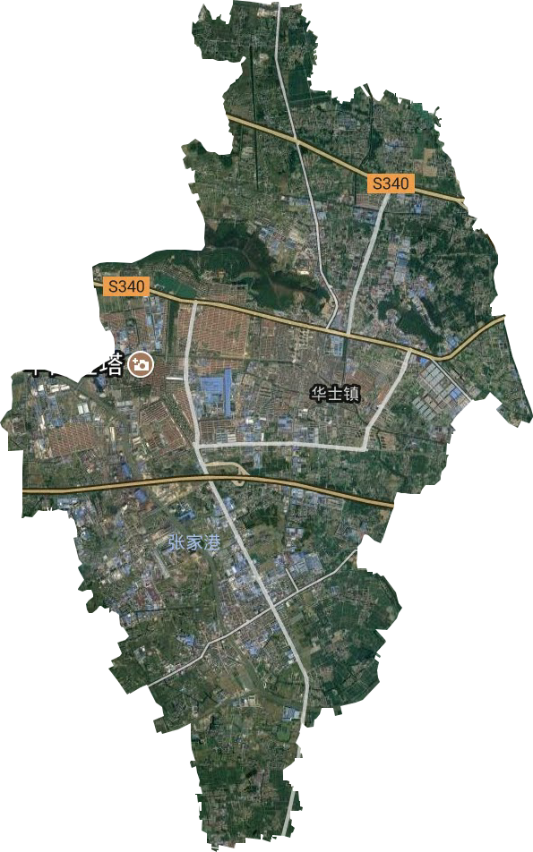 华士镇卫星图