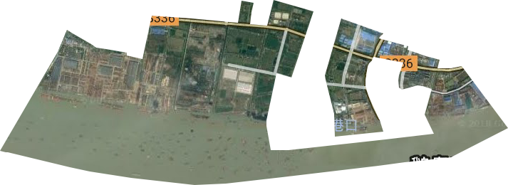 江苏江阴—靖江工业园区卫星图