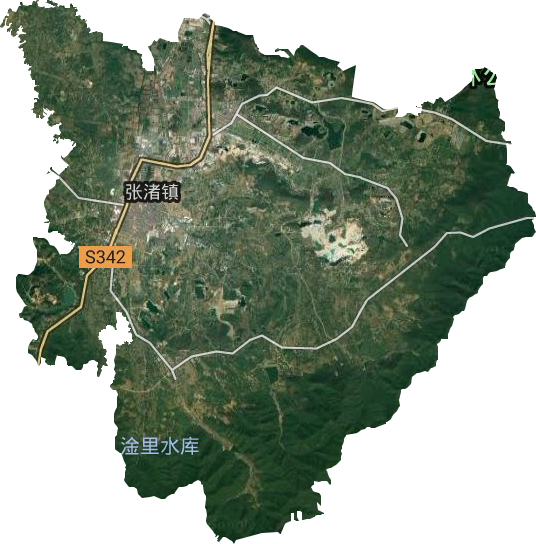 张渚镇卫星图