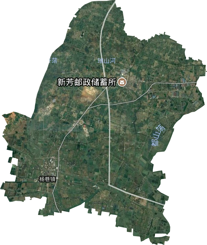 杨巷镇卫星图