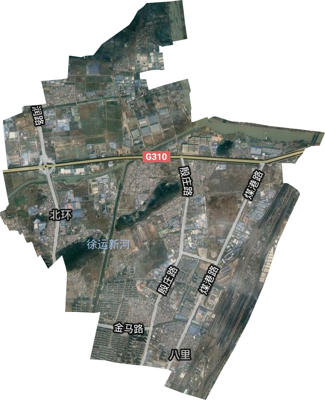 琵琶街道卫星图
