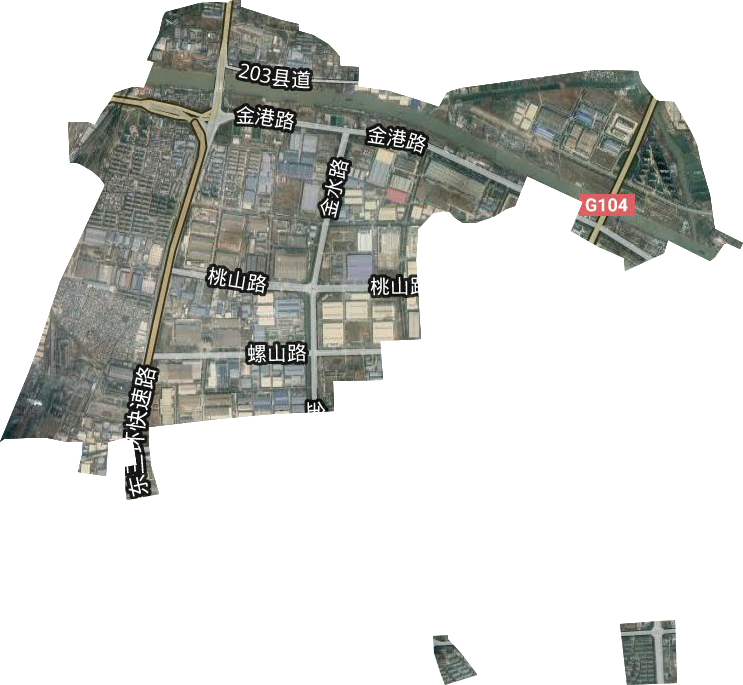 东环街道卫星图
