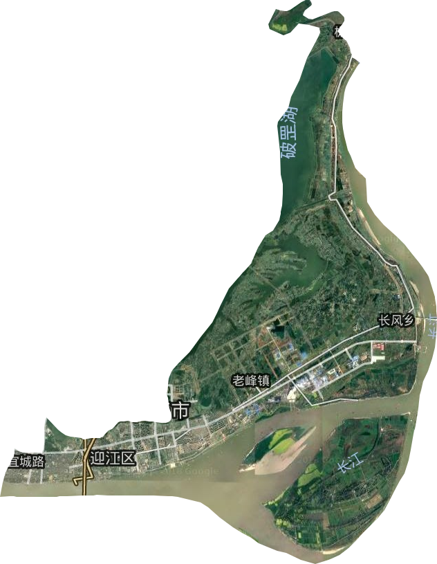 迎江区卫星图