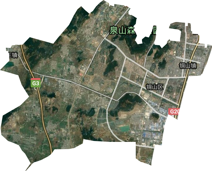 铜山街道卫星图