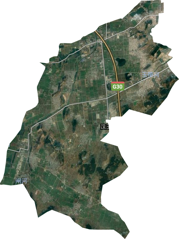 汉王镇卫星图