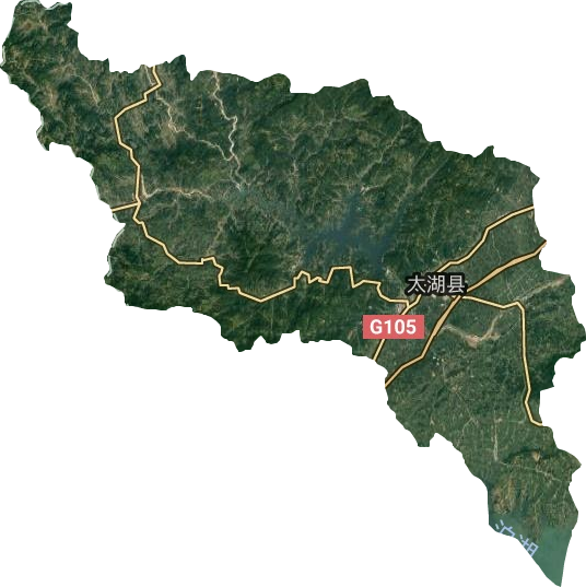 太湖县卫星图