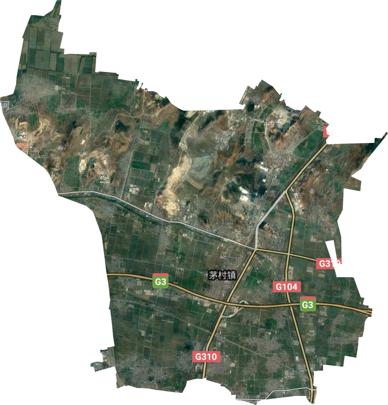茅村镇卫星图