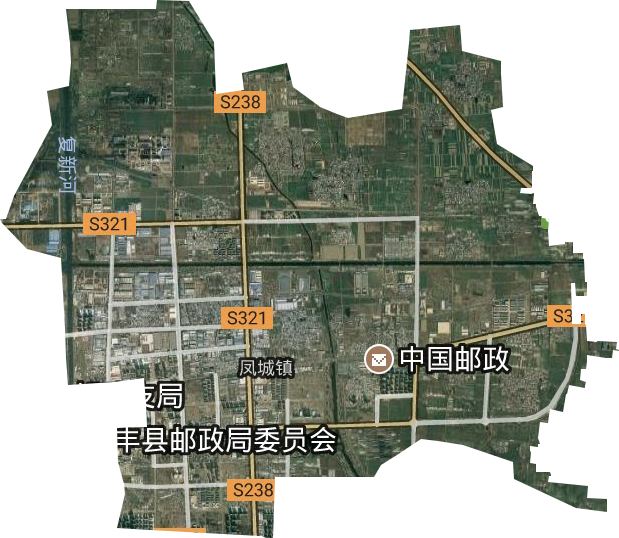 凤城镇卫星图