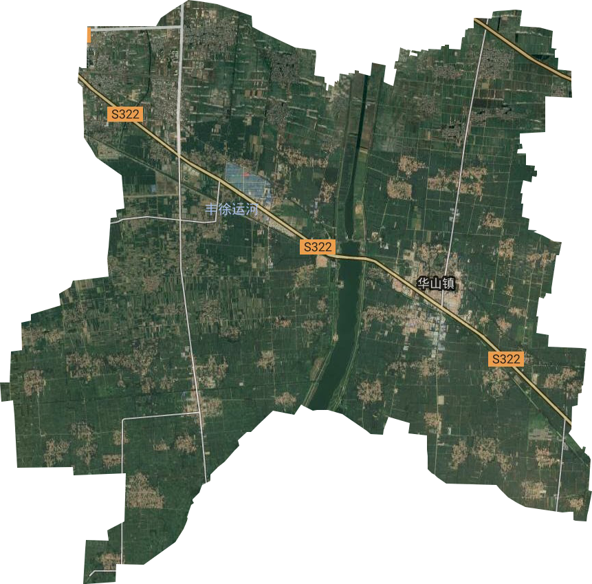 华山镇卫星图