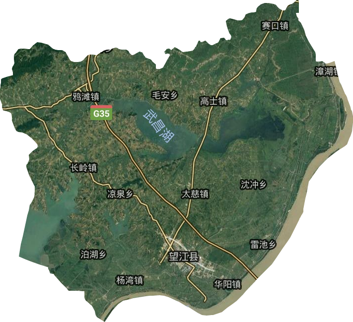 望江县卫星图