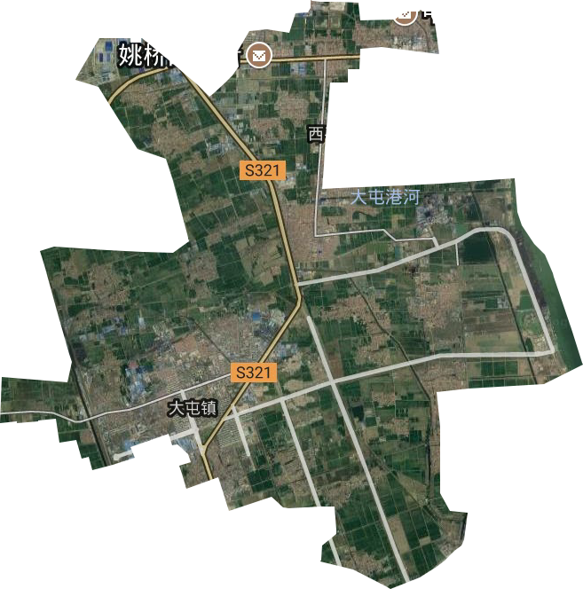大屯镇卫星图