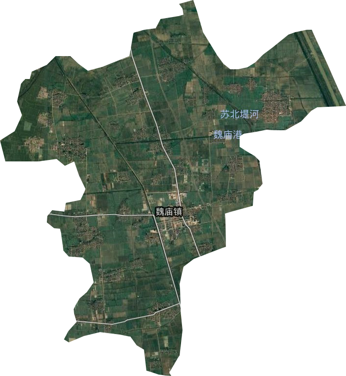 魏庙镇卫星图