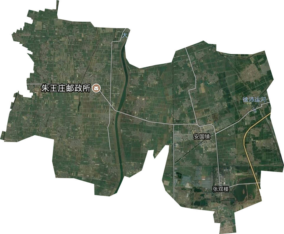 安国镇卫星图