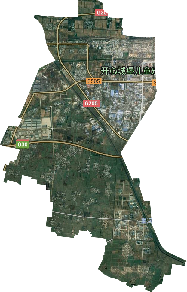 墨河街道卫星图