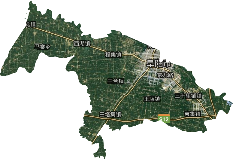 颍州区卫星图