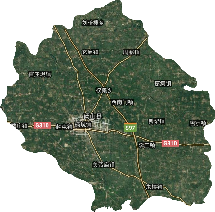 砀山县卫星图