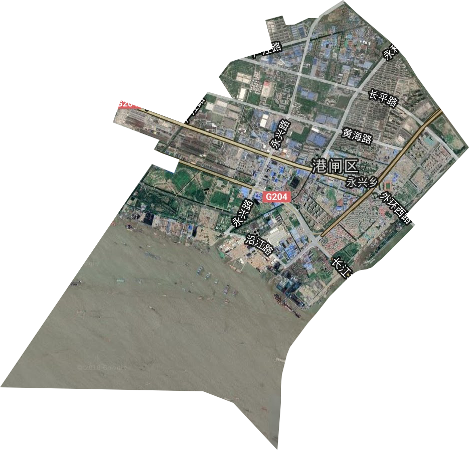 永兴街道卫星图