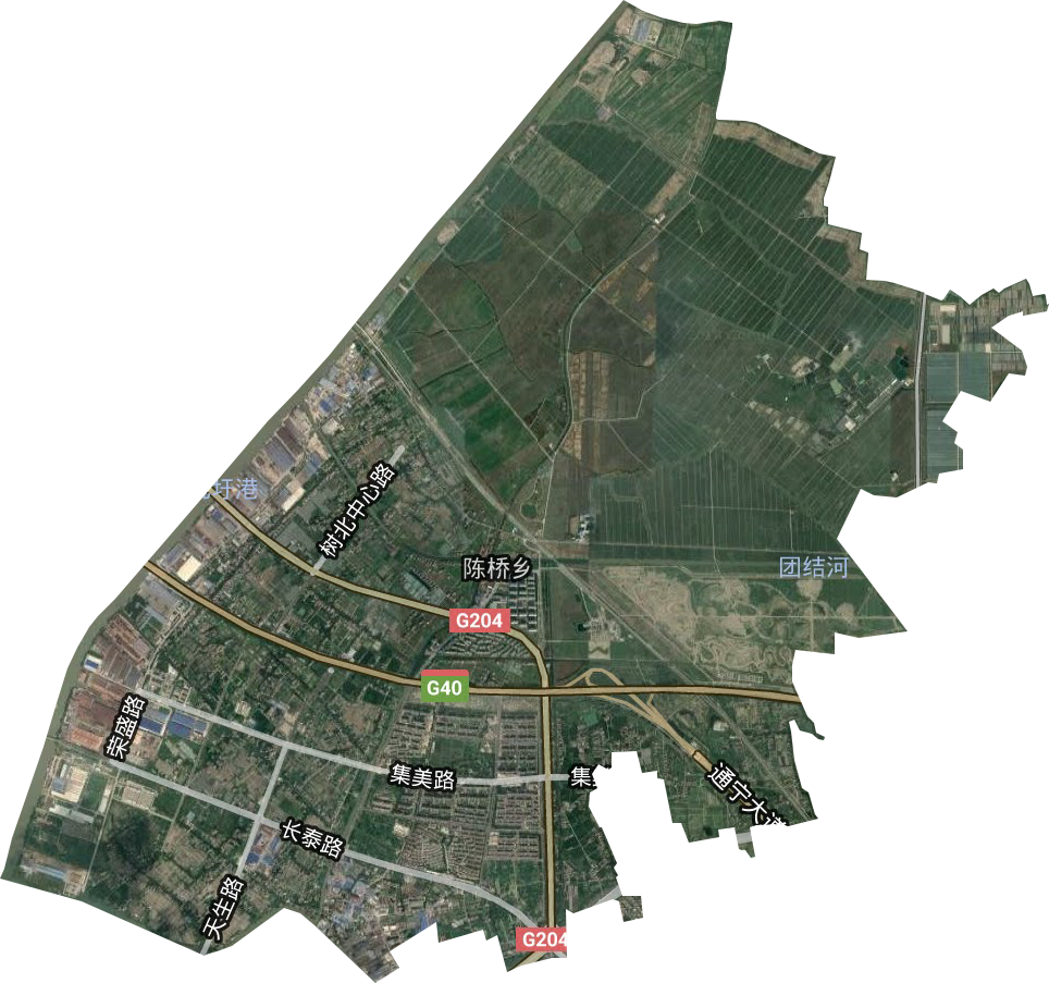 陈桥街道卫星图