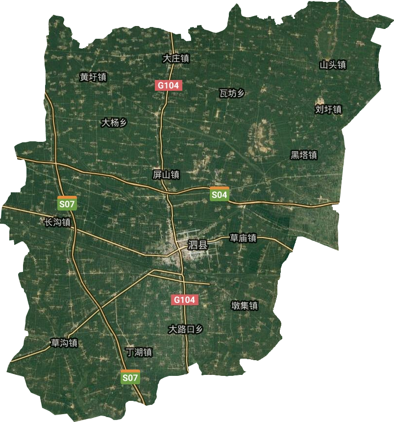 泗县卫星图