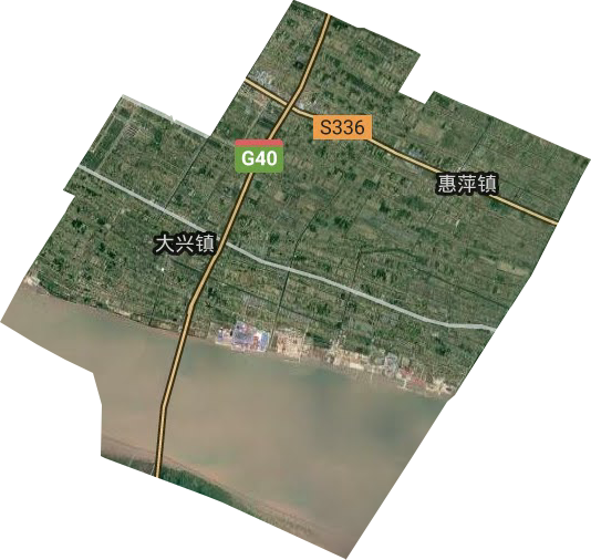 惠萍镇卫星图