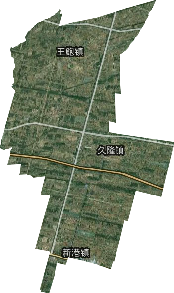王鲍镇卫星图