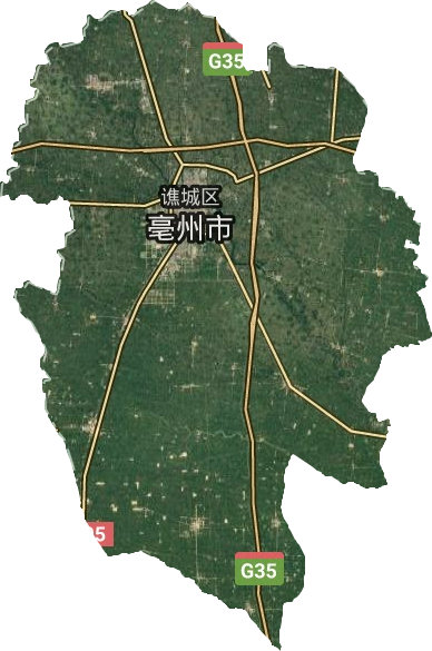 谯城区卫星图