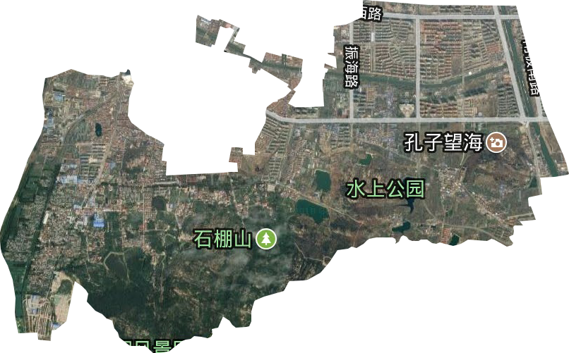 朐阳街道卫星图