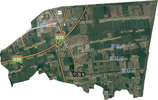宁海街道卫星图