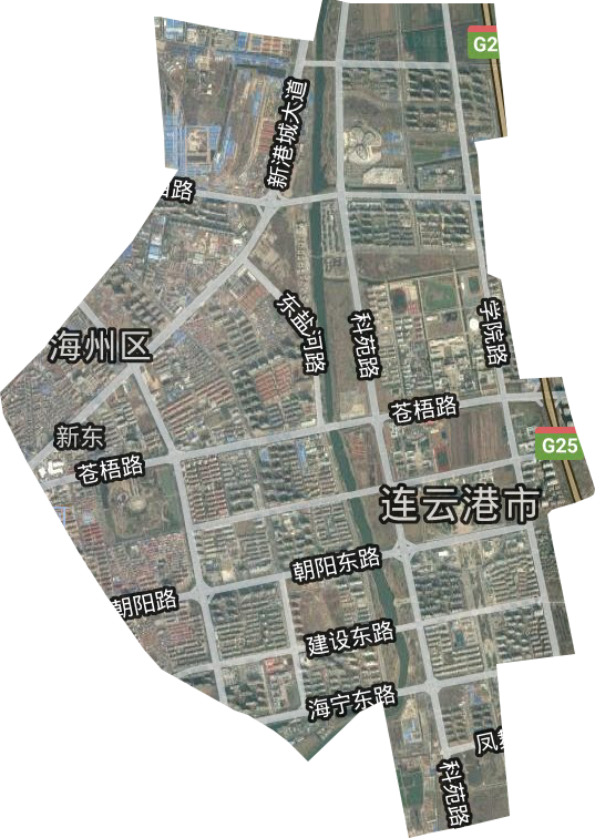 新东街道卫星图