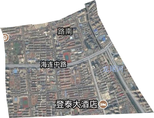 路南街道卫星图