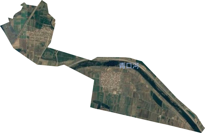 沙河子园艺场卫星图