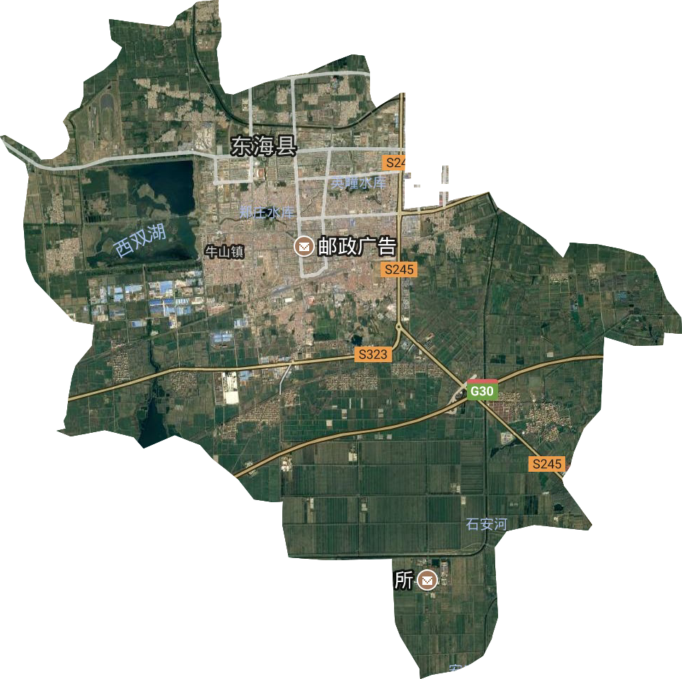 牛山街道卫星图