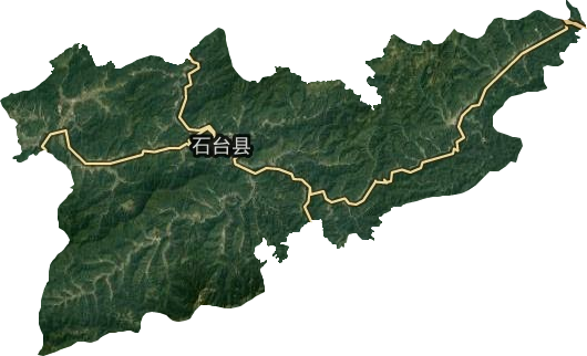 石台县卫星图