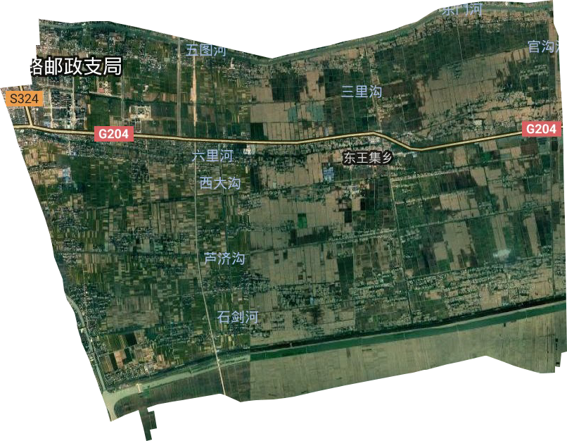 东王集乡卫星图
