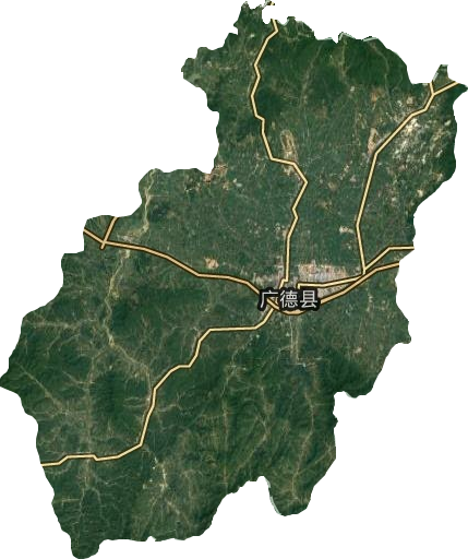 广德县卫星图