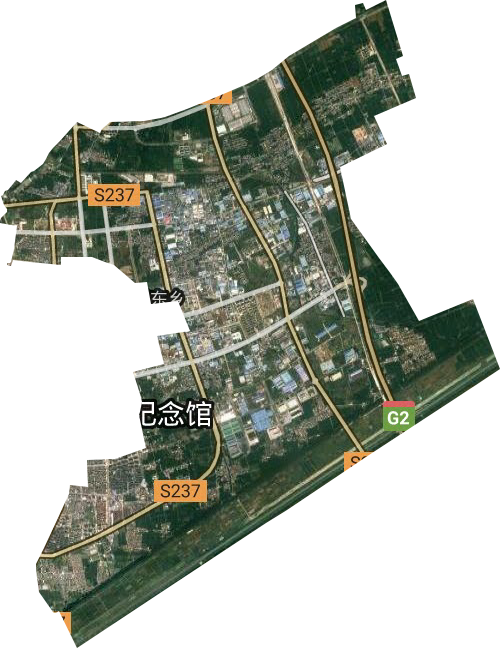 城东乡卫星图