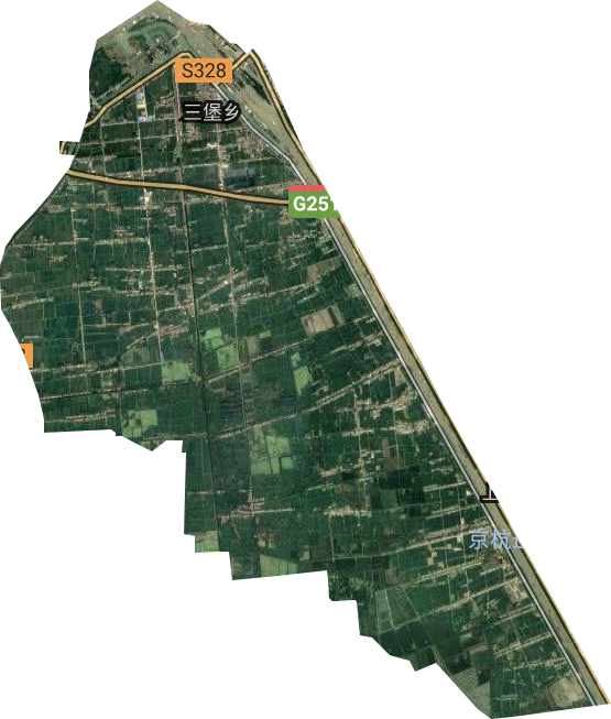 三堡乡卫星图