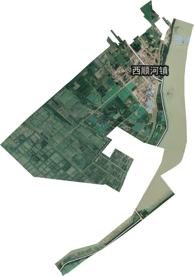西顺河镇卫星图