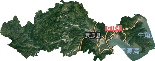 罗源县卫星图