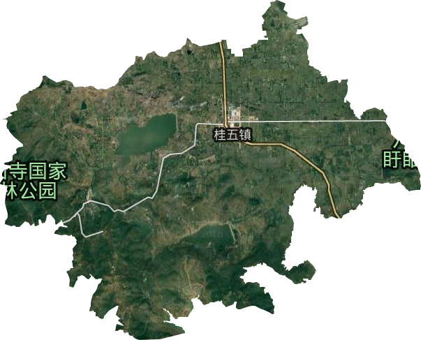 桂五镇卫星图