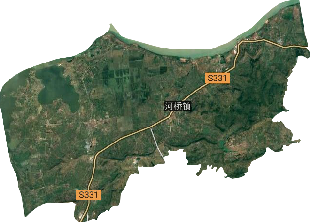 河桥镇卫星图