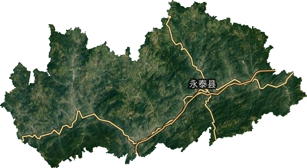 永泰县卫星图