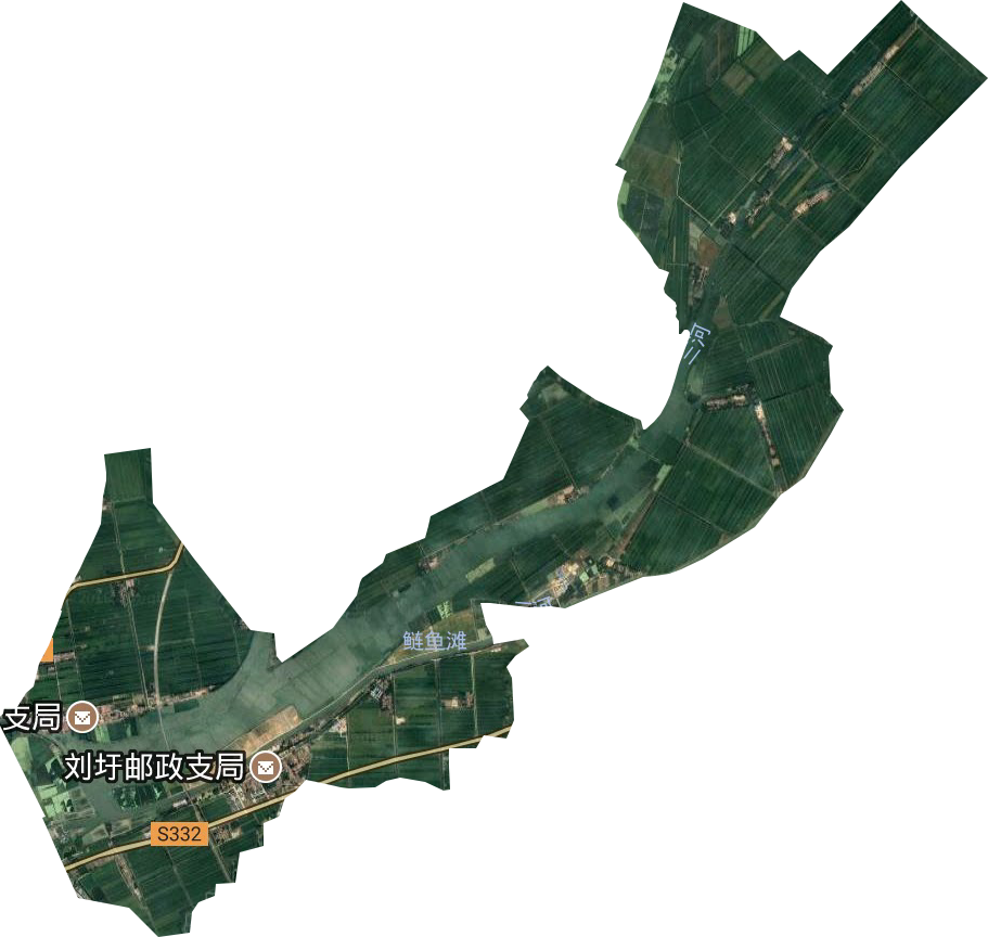 宝应湖农场卫星图