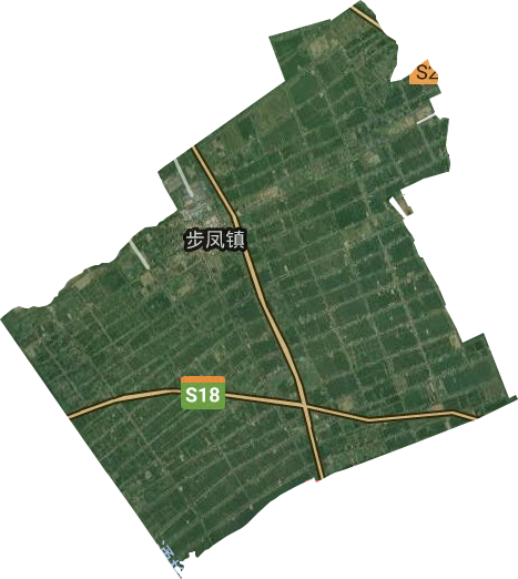 步凤镇（盐城经济技术开发区）卫星图