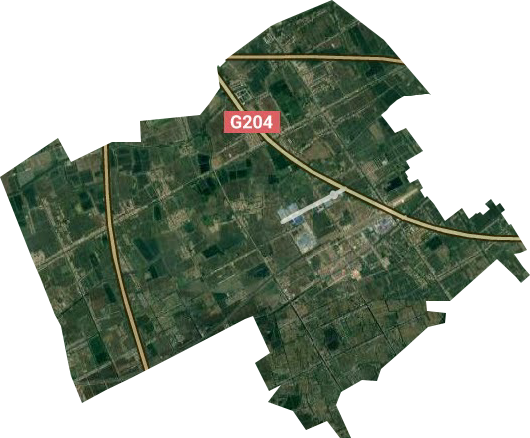 冈中街道卫星图