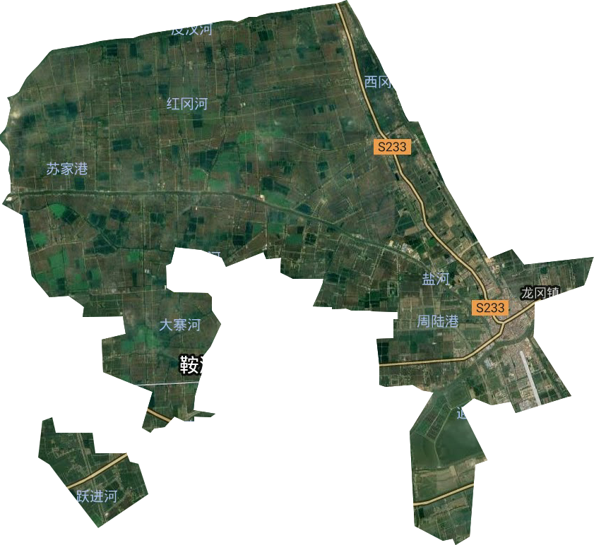 龙冈镇卫星图