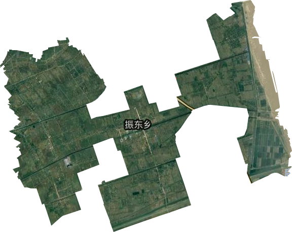 滨海港镇卫星图