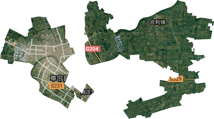 阜城镇卫星图